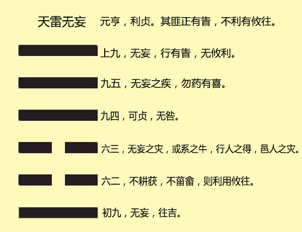 天雷無妄卦詳解_天雷無妄卦詳解傅佩榮_天雷無妄卦很不好嗎